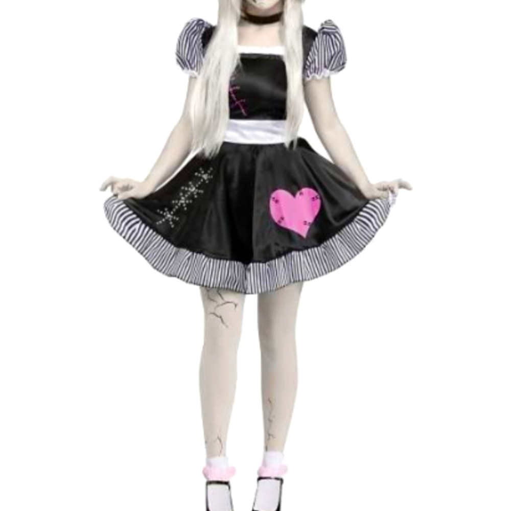 Broken Doll Dress and Tights